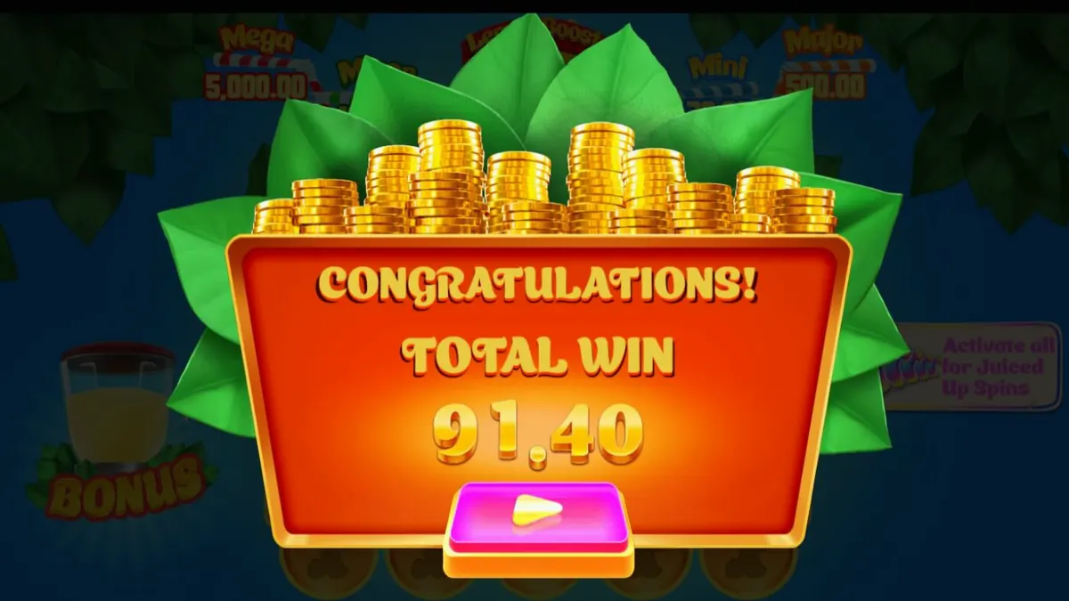 Lucky Lemons 2 Juiced Up slot game display